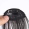 Natural Synthetic Hair Flat Bangs/Fringe Mini Hair Bangs Fashion one Clip-in Hair Extension (Light Brown without Temple)