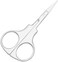 Professional Grooming Scissors for Personal Care Facial Hair Removal and Ear Nose Eyebrow Trimming Stainless Steel Straight Tip Scissors 3.7 Inch
