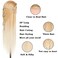 28" Mannequin Head Synthetic Hair Hairdresser Training Manikin Cosmetology Doll Head Blonde with DIY Braiding Set+ Free Table Clamp(27-613)