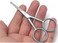 Premium Manicure Rounded Tip Scissors Multi-purpose Stainless Steel Cuticle Pedicure Beauty Grooming Shears for Nail, Eyebrow, Eyelash, Dry Skin, Nose Hair (Silver 4 Inch)