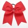 Hipcheer 20pcs 8" Large Red Cheer Bows for Girls, Hand-made Grosgrain Ribbon Hair Accessories for Teen Girls Softball Cheerleader Sports (red2 (Pack of 20))