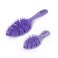 2-Pack Curl Defining Brush for Curly Hair - Flex Scented Detangling Brush - Essential Oil Infused Styling Tool for Wet Dry Thick Natural 3a to 4c Kinky Straight Wavy Hair - Lavender Purple