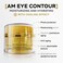 AM/PM Anti-Aging Kit Eye Contour Duo, Deep Hydration Eye Contour Cream with Cotton Stem Cells &amp; Hyaluronic Acid (AM), Eye Contour Anti-Fatigue with Arabic Coffee for Under Eye Lines Protection(PM)