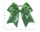 Women Girls Kids Teens Sequins Hair Bows Elastic Hair Tie Ribbon Large Cheer Bow Ponytail Holder Hair Band (Pink)