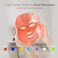 Project E Beauty Skin Rejuvenation Photon Mask   LED Face Mask Light Therapy Red Blue Light Anti-Aging Wrinkle Spa Facial Treatment Home Skincare Mask