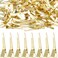 BronaGrand Hair Clips, 100pcs 4.5cm Single Prong Clips Gold Curl Pins Duckbill Section Clips for Hair Extensions Styling Crafting