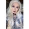 SAPPHIREWIGS Light Blonde Wave Type No-Tangle Glueless Women Party Daily Fashion Makeup Cosplay Party Women Synthetic Lace Front Wigs