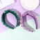 ZOLEAROPY Pearl Knotted Headband for Women White Pearl Rhinestone Jeweled Hairband Headpiece Fashion Bride Boho Twist Knot Wide Head Band Bachelorette Party Hair Accessories Gift