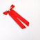Boderier Football Accessories Hair Bows for Women Beaded Touch Down Hair Bow Clip Long Tail Satin Ribbon Bow Barrette Hair Clip Sports Fan Game Day Outfits Accessories for Women Red White