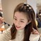 4PCS Sparkling Crystal Stone Braided Hair Clips with 3 Small Clips, Pearl shaped hairpin duckbill clip,Braided Hair Clip with Rhinestones for Girls Women Hair Accessories