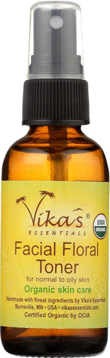 Vika's Essentials Certified Organic Facial Toner for Oily Skin