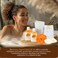 Bath Spa Gift Basket, Bath &amp; Body Gift Set for Women &amp; Men, Includes Shower Gel, Bubble Bath, Bath Salt, Bath Sponge, Spa Gift Box for Mother's Day, Birthday, Wedding, Honey &amp; Almond 8pcs