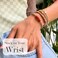 Hair Ties for Women No Damage &ndash; The Original Bracelet Hair Tie &ndash; Hand Made Jewelry with Luxury Elastic and Tarnish Free Gold and Silver &ndash; Boho Hair Accessories and Wrist Stacks (Limestone)