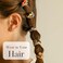 Hair Ties for Women No Damage &ndash; The Original Bracelet Hair Tie &ndash; Hand Made Jewelry with Luxury Elastic and Tarnish Free Gold and Silver &ndash; Boho Hair Accessories and Wrist Stacks (Limestone)