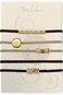 Hair Ties for Women No Damage &ndash; The Original Bracelet Hair Tie &ndash; Hand Made Jewelry with Luxury Elastic and Tarnish Free Gold and Silver &ndash; Boho Hair Accessories and Wrist Stacks (Downtown)