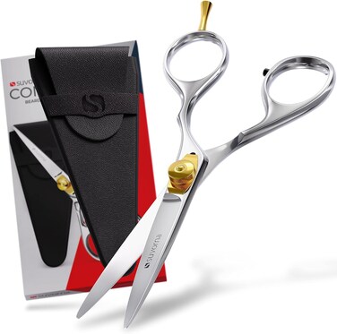 Beard Scissors   Mustache Scissors   Professional 5 Inch Japanese Steel Scissors