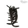 Parcelona French Rake Large 5" Celluloid Acetate Hair Clip No Slip Tight Grip Durable Fashion Hair Styling Women Hair Accessories for Girls, Made in France (Black)