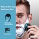 MAX-T Electric Shaver for Men, Cordless Electric Razor with Travel Case, Wet &amp; Dry Use Men's Electric Shaver with Pop-Up Trimmer, 3D Rechargeable IPX7 Waterproof Rotary Shaver