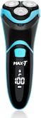 MAX-T Electric Shaver for Men, Cordless Electric Razor with Travel Case, Wet &amp; Dry Use Men's Electric Shaver with Pop-Up Trimmer, 3D Rechargeable IPX7 Waterproof Rotary Shaver