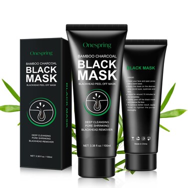 Blackhead Remover Mask, Peel Off Black Mask for Men and Women, Purifying Charcoal Face Mask for Deep Cleansing Blackheads, Dirt, Pores, Excess Oil (3.38 fl. oz)