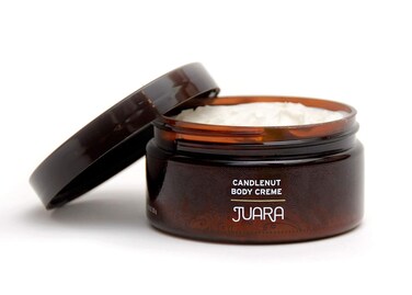 Juara - Candlenut Body Creme   Moisturizing Lotion   Dry Skin Hydration   Skin, Hands &amp; Feet Cream   Soothing Skincare Balm   Cruelty Free, Paraben, Sulfate Free, Vegetarian   7.5 oz