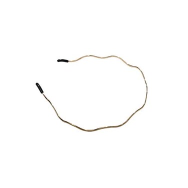 Retro Simplicity Metal Big Wave Line Hair Hoop Wavy Headbands Gold Metal Hair Accessories Multi-Use Headbands Bandeau Fashion Headband