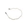 Retro Simplicity Metal Big Wave Line Hair Hoop Wavy Headbands Gold Metal Hair Accessories Multi-Use Headbands Bandeau Fashion Headband
