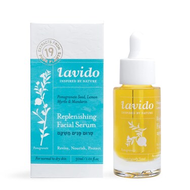 Lavido - Natural Replenishing Facial Serum   Revive, Nourish + Protect Dry Skin (1 fl oz   30 ml)