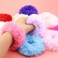 jiebor 32PCS Faux Fur Scrunchies and Hair Accessories for Women - Fuzzy Hair Ties, Bands, Ropes, Wristbands, Rings for Ponytail Holders
