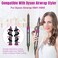 5 in 1 Hair Tool for Dyson Supersonic Hair Dryer Curling Attachment Automatic Curling Suit, Accessories for Multiple Hair Styles