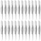 Eyebrow Tweezers for Women Facial Hair - 24 Pcs Stainless Steel 3.5" Mini Tweezers Bulk Pack with Heart Clamps, Effortless Eyebrow Plucking - Compact Size, Designed for Home &amp; Professional Use