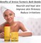 Natural Bath Bombs Luxurious Bath Foam Gift for Dry Skin Hydration Moisturizing Turmeric Arnica Orange Essential Oil Infused for A Blissful Experience