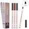 Eyebrow Tattoo Pen Microblading Eyebrow Pencil Tattoo Brow Ink Pen Waterproof Long Lasting Smudge-Proof Eyebrow Tattoo Pencil with Micro-Fork Tip Eyes Makeup (Brown)