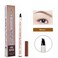 Eyebrow Tattoo Pen Microblading Eyebrow Pencil Tattoo Brow Ink Pen Waterproof Long Lasting Smudge-Proof Eyebrow Tattoo Pencil with Micro-Fork Tip Eyes Makeup (Brown)