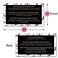 MAOSH Lash Extension Aftercare Instructions Cards, Card, Care Technicians accessories, Black with White Design 50 Pack, Double-sided Printing 3.5 x 2'' inch Business Card Size