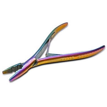 Fusion Bond Crusher Tool Remover Pliers Clamp Tool for Micro Ring Link Tube Beads I Tip Stick Hair Extensions