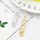 Silver Safety Pin Hair Clips Y2K Hair Accessories Goth Hair Clip for Women 10 Pcs Metal Safety Pin Shape Hairpins Non Slip Punk Gothic Paper Clip Hair Pin Accessories