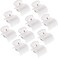 Syhood 10 Pieces Hot Roller Clips Plastic Hair Curler Claw Clips Replacement Roller Clips for Women Hair Section Styling
