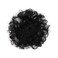 Maery ICRAB 7x10cm Small Area Short Curly Human Hair Topper Fluffy Curly Weavy Hair Topper Clip in Top Hairpieces Replacement Wiglets for Women Natural Black