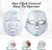 LED Light Therapy Mask(FM-01), Blue &amp; Red Light Face Mask, Rechargeable &amp; Portable for Travel and Home Use