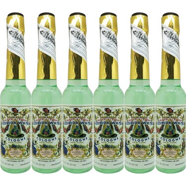 Lanman &amp; Kemp Authentic Real Florida Water Cologne Florida Water Cologne 7.5 Oz - Six (6) Plastic Bottles