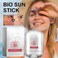 Peptide 9 Bio Sun Stick SPF50+, Unisex Beach Defense Water-Resistant Peptide 9 Sunscreen Stick Pro, Refreshing Non Greasy and Easy to Apply