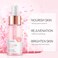 AKARY Sakura Face Fluid Essence Moisturizing Skin Shining Cherry Blossom Hyaluronic Acid Serum Essence Shrink Pores Tightening Skin Face Solution (17ml)