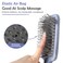 Paddle Brush with Air Cushion in Marble Effect，Good Massage and Good for Detangling, Straightening Hair and Blow Drying.