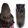 Straight Clip in on Hair Extensions Remy Human Hair 26 Inches(65cm) 120g 10pcs/set Dark Brown
