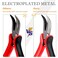 3pcs Kit for Micro Link Hair Feather Extensions: Pliers, Micro Pulling Needle, and Loop Threader