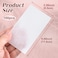 100pcs Hair Perm Papers for Short Long Hair, High Toughness Heat-Resistant End Papers for Hair Rollers, Disposable Hair Curling Papers for Professional Hair Salon Shop Home Perm- White