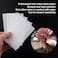 100pcs Hair Perm Papers for Short Long Hair, High Toughness Heat-Resistant End Papers for Hair Rollers, Disposable Hair Curling Papers for Professional Hair Salon Shop Home Perm- White