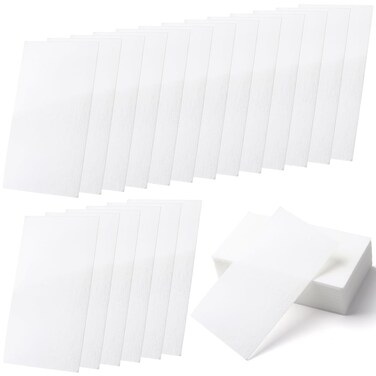 100pcs Hair Perm Papers for Short Long Hair, High Toughness Heat-Resistant End Papers for Hair Rollers, Disposable Hair Curling Papers for Professional Hair Salon Shop Home Perm- White