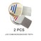 2 Pcs Stainless Steel Lice &amp; Dandruff Comb,Fine Tooth Comb